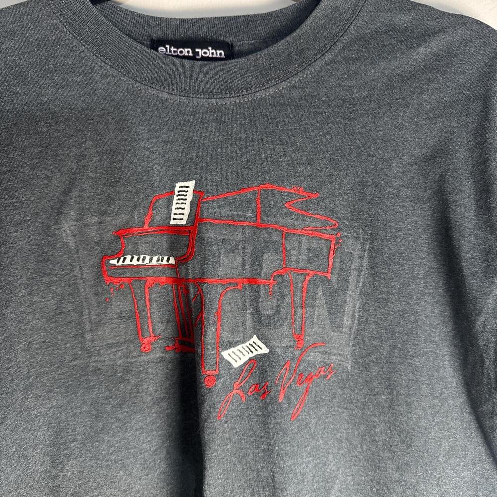 Grey and red vintage elton men's size medium - Picture 2 of 4